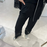 Set em renda preto com transparências