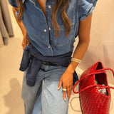 Camisola Yoyo Ganga com Folhos | BA&SH