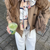Trench Coat Curto em Camel | LIU JO