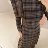 Vestido Midi Castilla Castanho | Violeta