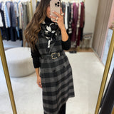 Colete Reversível em Fazenda de Lã Cinza | TWINSET