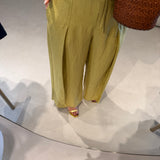 Conjunto Kimono e Calça em Linho Verde Lima | OTTOD'AME