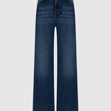 Calças de Ganga Azuis Wide Leg Efeito Desbotado | TWINSET