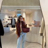 Lenço Estampa Bandana Bordeaux | VIOLETA