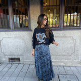 Sweatshirt Azul Marinho com Print | Scotch & Soda