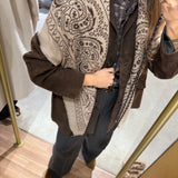 Lenço Estampa Bandana Bege | VIOLETA