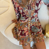 Vestido Curto Delhi Floral Mixed | FARM RIO