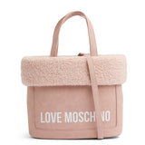 Mala com pelo Love Moschino