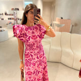 Vestido LIA com folho na manga