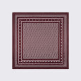 Lenço Quadrado Grande Bordeaux Monograma | LIU JO