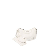 White Liu Jo shoulder bag with polished silver metal details