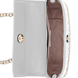 Bolso bandolera Liu Jo blanco con tachuelas doradas