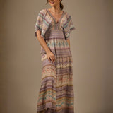 Vestido Emanuelly de Tecido com Tricot | CECILIA PRADO