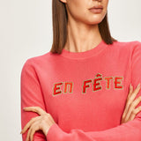 Sweatshirt Scotch & Soda com print "En Fête"