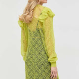 Cardigan TWINSET Maxi em Lã Verde
