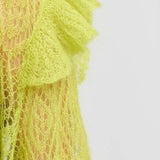 Cardigan TWINSET Maxi em Lã Verde