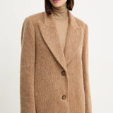 Casaco Comprido em Mistura de Lã Alpaca | TWINSET