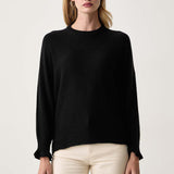 Camisola Preta Oversize com Lã | TWINSET