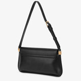 Mala de ombro preto com logo metálico | Love Moschino