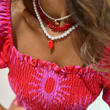 Vestido Dali em vermelho