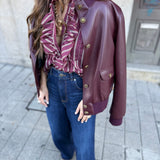 Jeans de Cintura Alta TWINSET em Denim | TWINSET