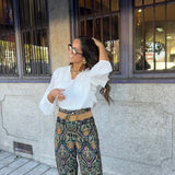 Blusa Fluida Ecru Nils | ba&sh