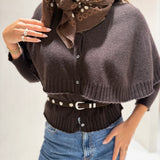 Cardigan SVEVA em Lã e Caxemira | Liviana Conti