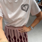 T-Shirt Rosa com Logo | Scotch & Soda