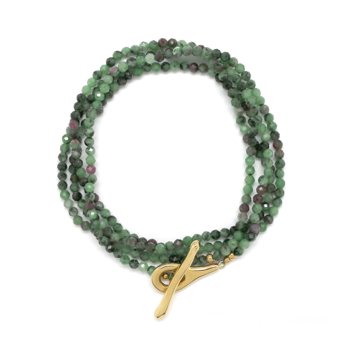 Conjunto Colares Verdes e Rosa