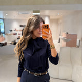 Calça Palazzo Azul Marinho | Liu Jo