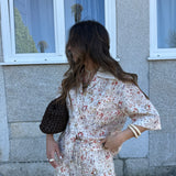 Conjunto Blusa e Calça Bege Estampado | Scotch & Soda