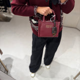 Mini Mala de Mão Bordeaux | Liu Jo