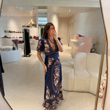 Vestido comprido estampado | FARM RIO