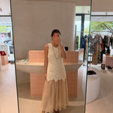 Vestido Longo em Macramé | LIU JO