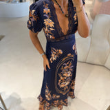 Vestido comprido estampado | FARM RIO
