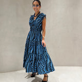 Vestido midi Scotch & Soda com estampado geométrico