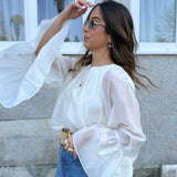 Blusa Fluida Ecru | LIU JO