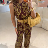 Conjunto Blusa e Calça Estampado | OTTOD'AME