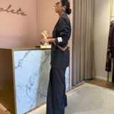 Blazer Estruturado Cinzento com Cinto | Scotch & Soda