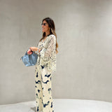 Conjunto fluído Ottod'ame com estampado