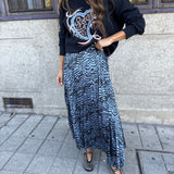 Sweatshirt Azul Marinho com Print | Scotch & Soda