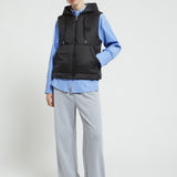 Trench Coat Curto Bege com Colete  | ottod'ame