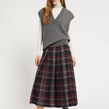 Saia Longa Kilt em Xadrez | Ottod’Ame