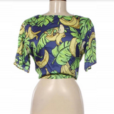 Blusa com costa aberta