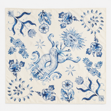 Lenço Foulard Azul Estampado Floral | SCOTCH & SODA