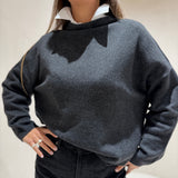 Malha Dália cinza | Liviana Conti