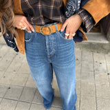 Jeans Wide Leg de Cintura Alta TWINSET em Denim | TWINSET