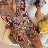 Vestido Curto Delhi Floral Mixed | FARM RIO