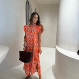 Vestido Granada Laranja