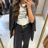 Blazer Estruturado Cinzento com Cinto | Scotch & Soda